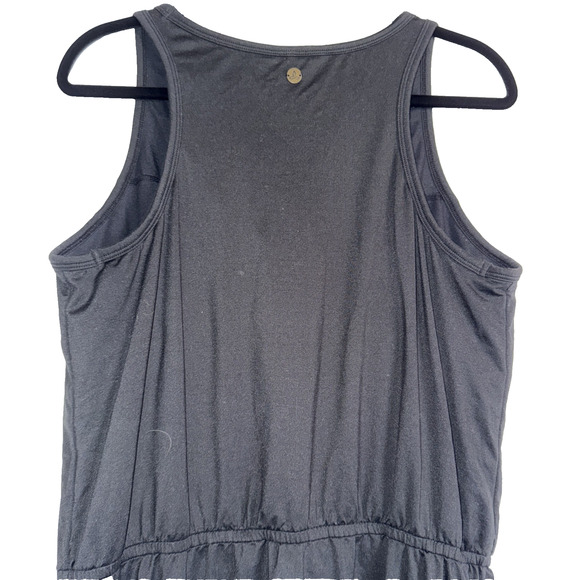 Prana Dress‎ SzXL Black Built-in Bra Active Casual Athleisure Sleeveless - Picture 8 of 11